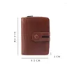 Wallets Male Purse Top Layer Cow Genuine Leather Card Coin Wallet For Men Big Capacity Vintage Fashion Design Short