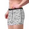 Underpants 유머 복서 반바지 반바지 팬티 남성 게임 컨트롤러 블랙 흰색 변형 속옷 속옷 Homme Plus Size