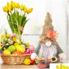 Fall Gnome Autumn Pumpkin Sunflower Swedish Dwarf Thanksgiving Day Gift Chilmy Decor Onaments Home Decorations Re DHHDQ