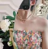 Diseñador de lujo Collares de diamantes Collar de marca de alta calidad Colgantes Cadenas de hueso Moda Temperamento Collares para mujeres Joyería para fiesta de boda