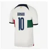 2023ポルトガルサッカージャージ23 24 Joao Felix Ruben DiasフットボールシャツBernardo B. Fernandes Ronaldos Andre Silva Camisa de Futebobol Joao Cancelo Men Kids Kits Outdoor