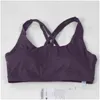 Tenue de yoga LU-088 Fitness de haute qualité Bra de yoga gymnat gym beurre beurre de croisement doux