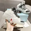 Trottoarkant casual skor designer kvinnor extraordinär sneaker paris lavin läder sneakers män plattform sko vit svart mandel fuchsia lyxiga herrtränare