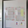 冷蔵庫のマグネット毎週毎月の毎月のスケジュールボードホームスクールオフィスのクリアアクリル冷蔵庫マグネットステッカーカレンダーボードプランナー231020