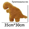 Plyschdockor nugget kudde dino kyckling tecknad dinosaurie fylld djur för barn baby gåva 231020