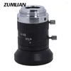 Objectif 5.0MP c-mount 8mm distorsion manuelle Iris lentilles de Vision industrielle 2/3 "F2.4 Focus Zoom caméra FA