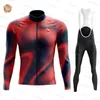 Wielertrui Sets Winter Thermische Fleece Mannen Fietskleding MTB Maillot Bike Wear Ropa Ciclismo Hombre Pak 231020