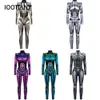 Futurystyczna technologia Halloween kostium cosplay kobiety 3D druk imprezowy robot mechaniczny kombinezon karnawałowy 2023