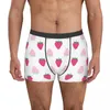 Sous-vêtements hommes fraises fruits rose sous-vêtements colorés mode boxer shorts culotte mâle taille moyenne S-XXL