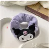 Haaraccessoires 5 Kleuren Mode Kuromi Cinnamoroll Charms Haarband Meisjes Elastische Haarband Accessoires Drop Levering Dhwbx