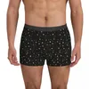 Sous-vêtements Gold Polka Dot Sous-vêtements Vintage Imprimer Hommes Boxer Brief Confortable Boxershorts Imprimé Grande Taille Culotte