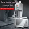 Commercial Bone Saw rostfritt stål Electric Desktop Cuttop Cutton Mutton Chop Bone Home Food Processing Machine