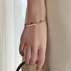 Accessori per braccialetti con ciondoli per donna Catena di perline color oro con cristallo a doppio strato Regalo di gioielli con braccialetto regolabile 231021