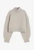 Kvinnors tröjor Autumn Oversize Turtleneck Sticked tröja Kvinnor Casual Solid Long Sleeve Pullovers Winter Ladies Fashion Warm Thick Tjumper