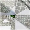 Table Runner 1PCS Tissu classique de lin vintage gris avec coureurs de glands Modern Home El Party Dining Decor 231020