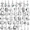 Charms Sier Plated Charm Bead Elephant Alloy Animal Series Koala Beads Fit Pan Bracelet Accessories Original For Jewelry Making Drop Dhlgc