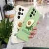 Cell Phone Cases Delicious Avocado Phone Case For Samsung Galaxy S22 S21 S20 Ultra Plus FE S10 S9 S10E Note 20 ultra 10 9 Plus Cover Q231021