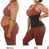 Waist Tummy Shaper Trainer Body Shapewear Women Slimming Sheath Woman Flat Belly Girdle Postpartum Wrap Belt Faja Corset 230221 Dr Dh8Qi
