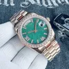 Z Diamonds Watches Fashion Watch Watch Watch Watch Watch Watch zegarki 36 mm 40 mm Auto Ruch Prezydencka Bransoletka Sapphire Glass zegar na rękę Montres de Luxe