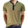 T-shirts pour hommes Intérieur Extérieur Pantoufle Mâle Printemps Et Été Rétro Business Casual Voyage Multi Boutons O Hommes Petite Chemise Ensemble Hommes