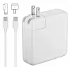 30W 40W 60W 85W 87W 96W 140W Adaptador de alimentação MagSafe T-Tip L-Tip Head TYPE C Carregador de substituição para Apple MacBook Air Pro Mac OS IMac Mini LL