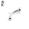 Stud Body Piercing 316L Steel 16 Gauge Eyebrow Ring Mycket 100 st 231020