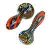 Exquisite Glass Smoking Pipes with Seven Vibrant Colors