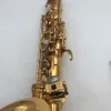 Klassisk original typ 54 E-platt professionell altsaxofon mässing guldpläterad uppgradering färg abalone knapp alt sax instrument