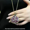 Pendant Necklaces Pendant Large Pomegranate Spring Fashion 925 Sterling Silver Jewelry Romantic Gift For Women 231020