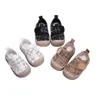 Baby Shoes First Walkers infantil infantil garotas designer de menino casual malha macia calçada anti-deslizamento