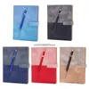 Notepads Loose-leaf Notepad Binder Sketch Book Pen Slot Magnetic Lock Gift Notebook for Student Artist Office Women Men 231020