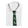 Bow Ties Pakistan flagga slipsar män kvinnor polyester 8 cm nack slips för mode klassiska skjorta tillbehör gravatas gåva