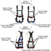 Climbing Harnesses High-altitude Work Harness Five Point Safety Belt Outdoor Rock Climbing Training Electrician Construction Protective Equipment 231021