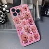 Custodie per cellulari New Cartoon Kawaii Pink Little Beaver Loopy Custodia anticaduta per Iphone 13 Applicabile al cellulare 14Promax Super Cute 231021