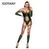 Vrouwen Poison Ivy Cosplay Kostuums Sexy Slanke Kleding Jumpsuits Volwassen Lange Mouw Elastische Strakke Outfit Anime Fiess Bodysuit