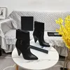 Дизайнерские ботильоны Niki Liz с острым носком на массивном конусном каблуке 8,5 см, женские ботинки класса люкс на кожаной подошве, замшевые ботильоны, обувь на каблуке, размер 35-41