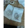 Broches Broches Or Sier Diamant Perle Papillon Pour Femmes Fan Littéraire Tempérament Robe De Mariée Broch Pin Mariée Fiançailles Pins Cl Dhfka