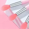 Makeup Brushes 10pcs Silicone Lip Brush Set Lipstick Gloss Applicator Mini Care For Women Girls