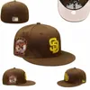 Cappelli firmati Cappelli aderenti Berretti da baseball classici Visiera piatta per adulti per uomo Donna Taglia completamente chiusa 7-8