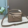 Fashion Shoulder bag Genuine Leather Made Trunk Style Solid Color Bags for Women's Handbag Purses