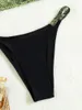Kadın Mayo Yüksek Kalite 2023 Yaz Dantel Up Bikini Moda Seksi Dijital Yılan Hindi Bel Split Mayo Kadınlar