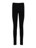 Kvinnor Pants High Fashion Women Stretch Slit Zipper Leggings Womens Totem Black