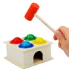 Modèle moulé sous pression Montessori bébé jouet enfants 3D boule en bois marteau Puzzles jeux d'apprentissage précoce éducatifs enfants anniversaire année cadeau 231021