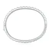 Bangle KNOBSPIN D VVS1 Full 4mm Bangles GRA Certified s925 Sterling Sliver Plated 18k Bracelets for Women Party Gift Jewelry 231020