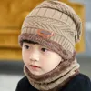 Boinas Invierno Niño Gorro de punto Niños Niña Gorros con orejeras 3 a 10 años Niño Niña Gorro Proteger el cuello Animal de dibujos animados a prueba de viento