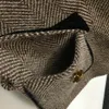 1102 2023 Primavera Autunno Milano Pista Cappotto Giacche Tweed Manica lunga Nero Girocollo Bottone di alta qualità Moda Abbigliamento donna 20238233