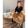 Vestidos da menina do bebê meninas natal 2-14 anos outono inverno crianças malha manga longa vestido moda princesa roupas s17