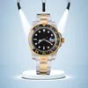 Męskie zegarek Watch 40 mm Black Automatyczne mechaniczne modne styl klasyczny Wodoodporny Wodoodporny luksusowy zegarek Luminous Sapphire Ceramic Black Friday