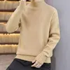 Herrenpullover Herbst Winter Herrenpullover Stehkragen Warm Verdickt Khaki Pullover Unterhemd Strickpullover Für Männer Plus Größe 3XL 231021