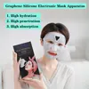 Ansiktsvårdsenheter Electric Massage Mask EMS Magnet Puse Beauty Massager Anti Wrinkle Moisturizing Cream Absorption Lyftning Skin Spa 231020